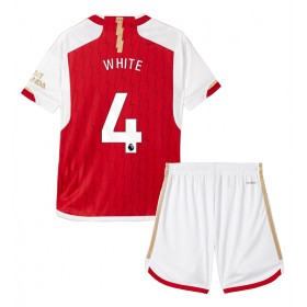 Arsenal Ben White #4 Hemmakläder Barn 2023-24 Kortärmad (+ Korta byxor)